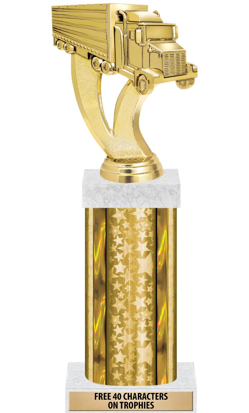 14"GOLD/GD-STARS-GD FIG/SQUARE