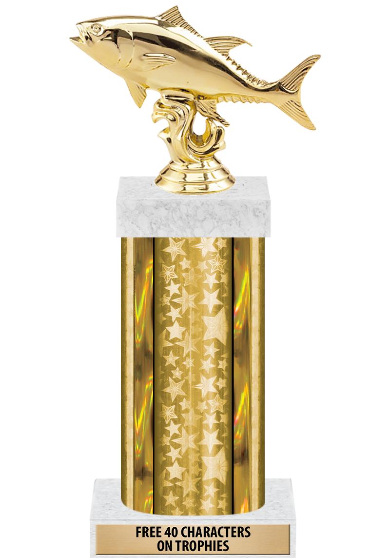 14"GOLD/GD-STARS-GD FIG/SQUARE