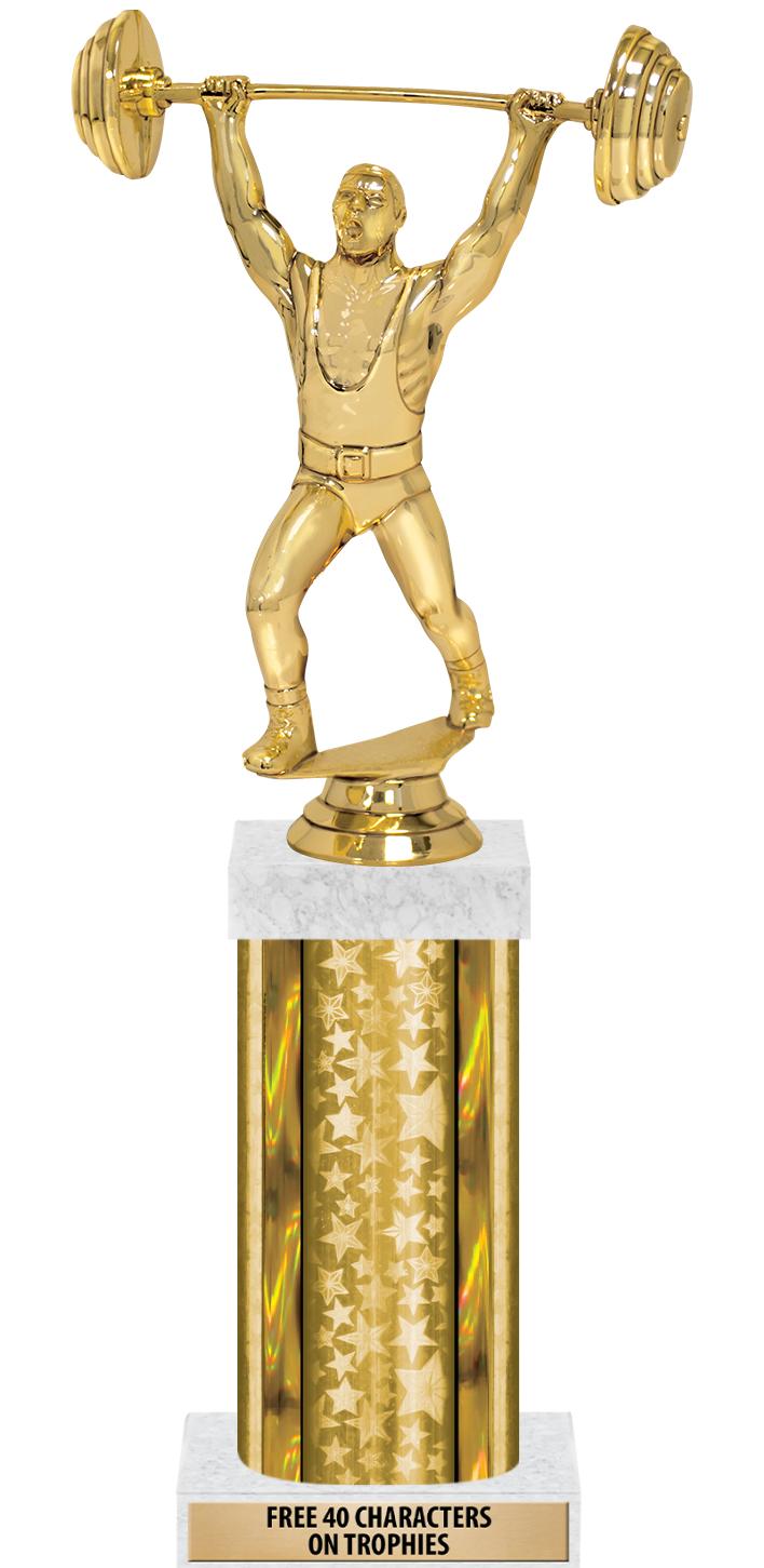 14"GOLD/GD-STARS-GD FIG/SQUARE