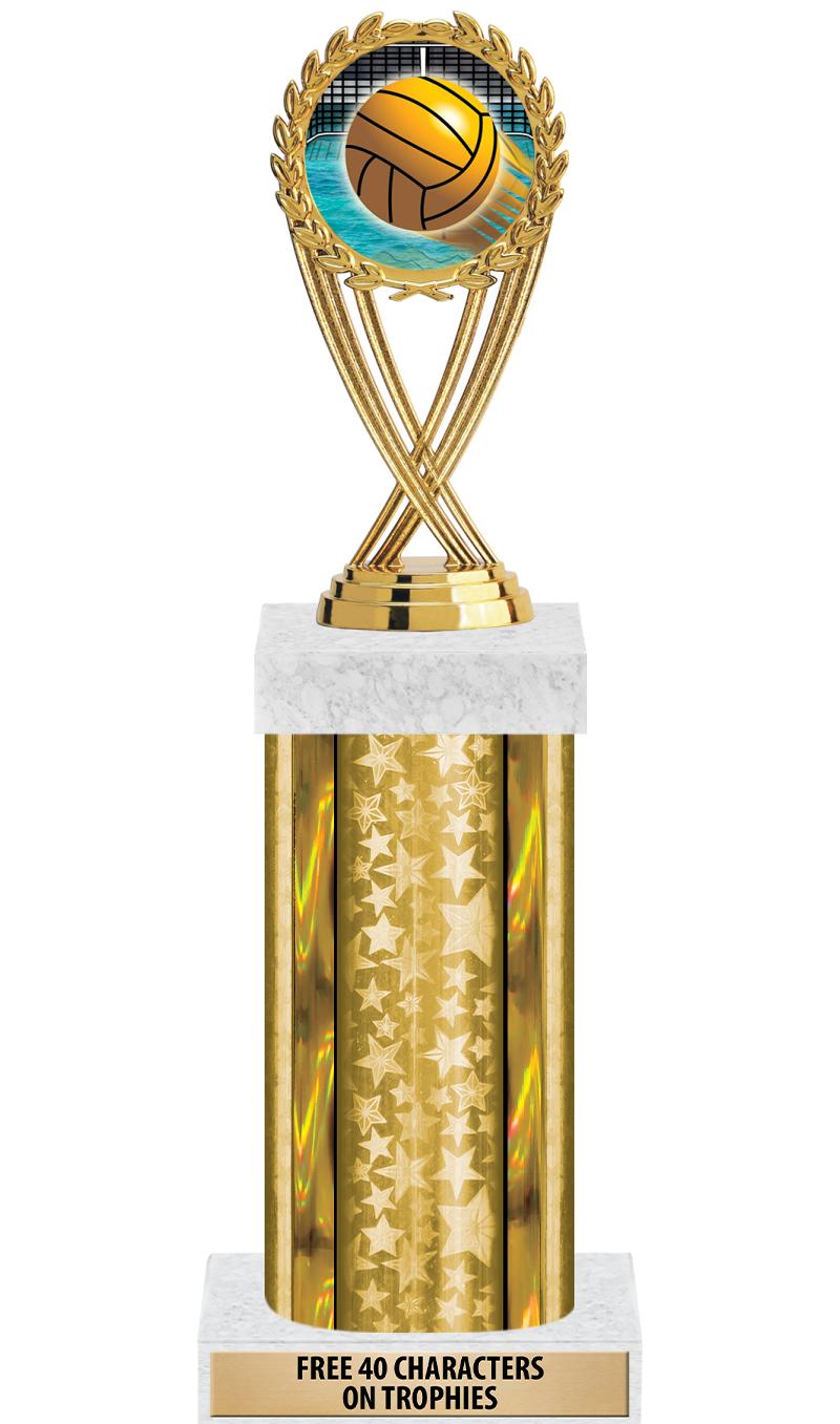 14"GOLD/GD-STARS-GD FIG/SQUARE