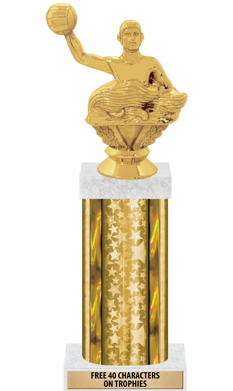 14"GOLD/GD-STARS-GD FIG/SQUARE