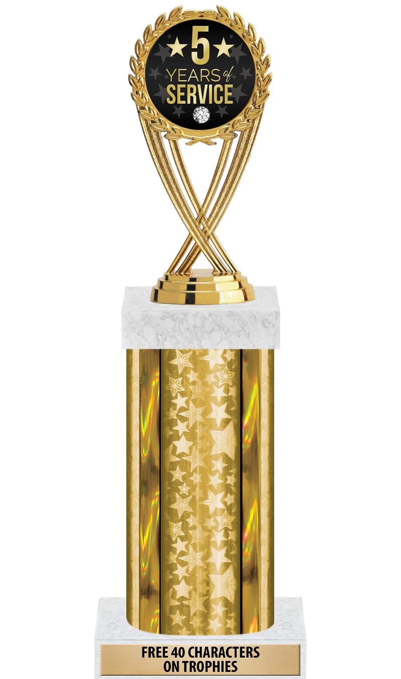 14"GOLD/GD-STARS-GD FIG/SQUARE