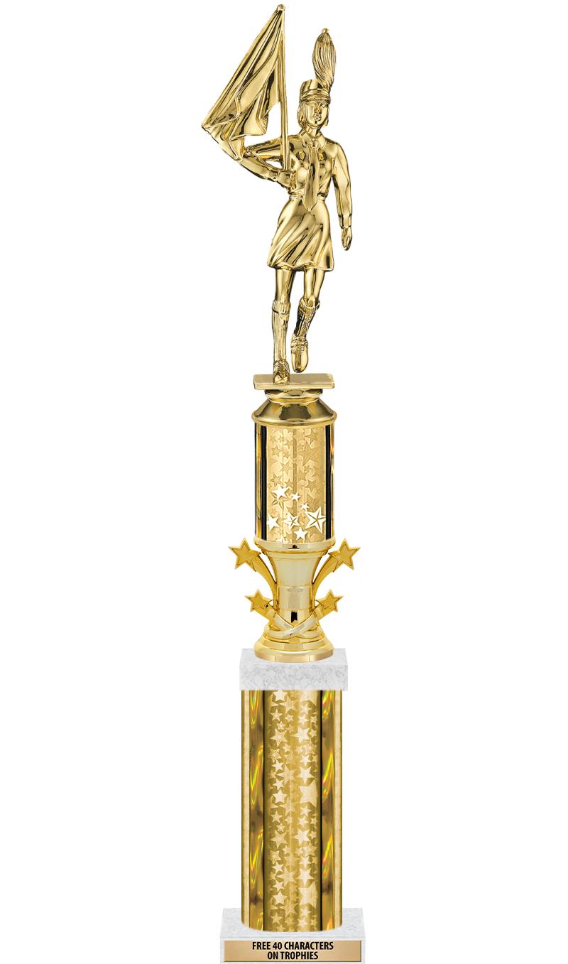 20"GOLD/G-STRS-STARBL DX ROCKT