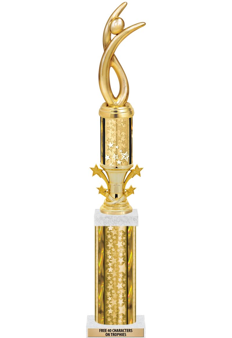 20"GOLD/G-STRS-STARBL DX ROCKT