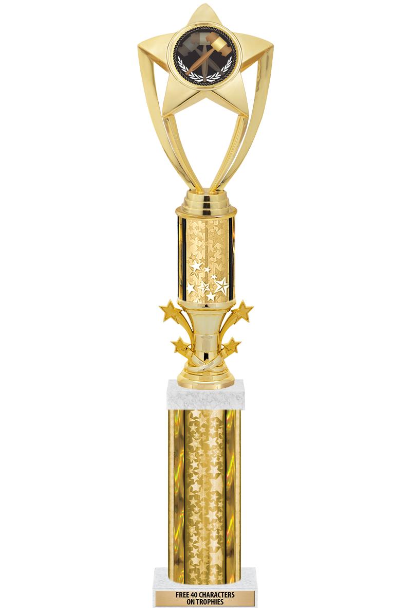 20"GOLD/G-STRS-STARBL DX ROCKT