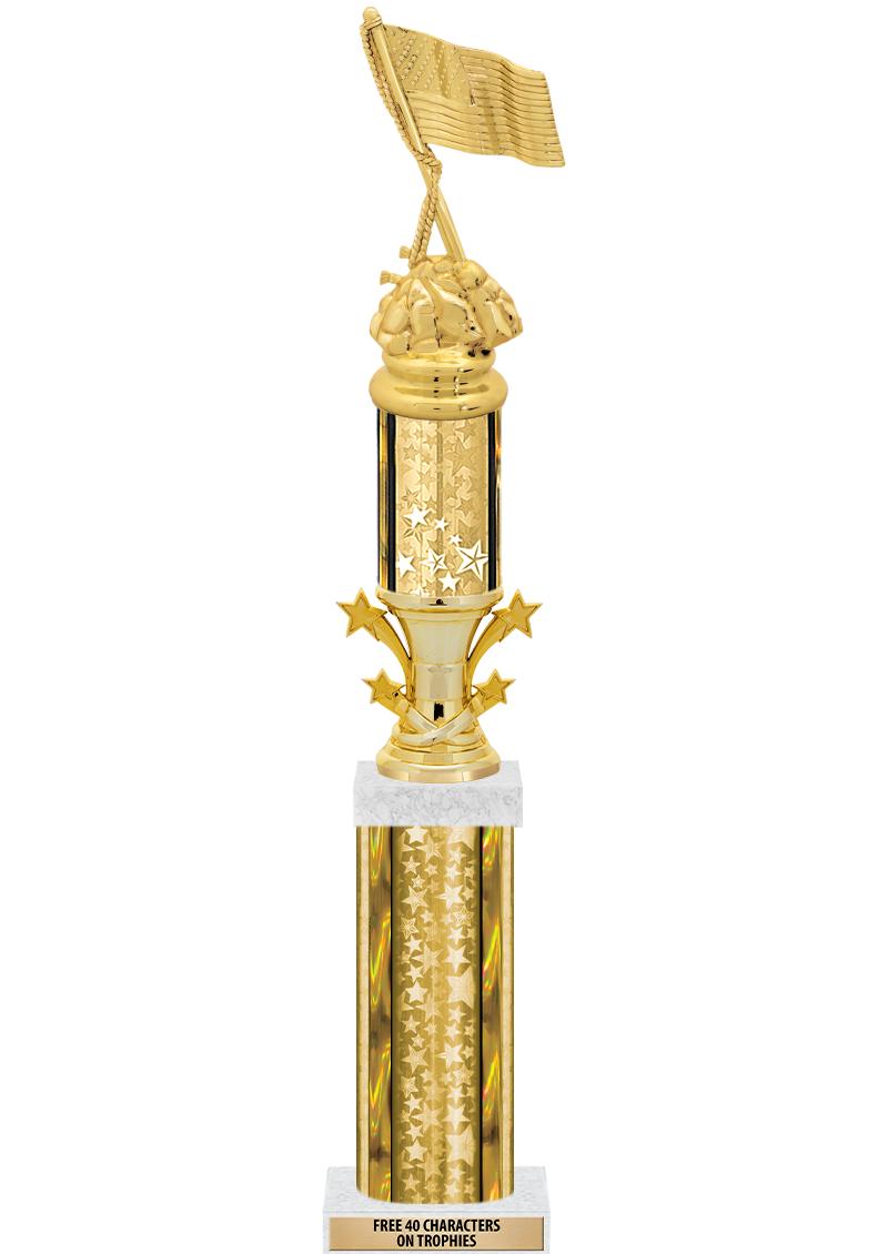 20"GOLD/G-STRS-STARBL DX ROCKT