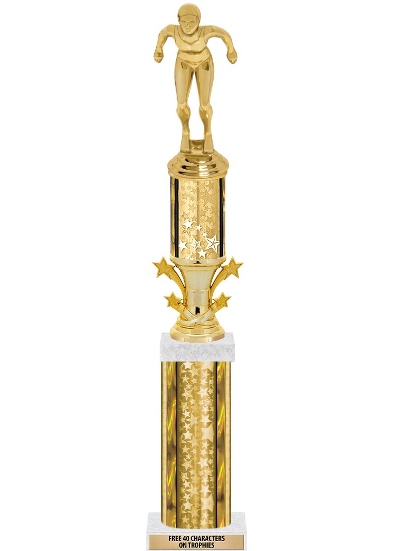 20"GOLD/G-STRS-STARBL DX ROCKT