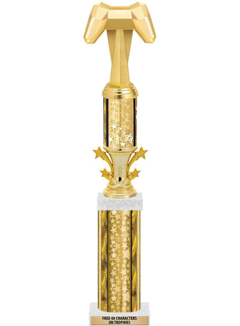 20"GOLD/G-STRS-STARBL DX ROCKT