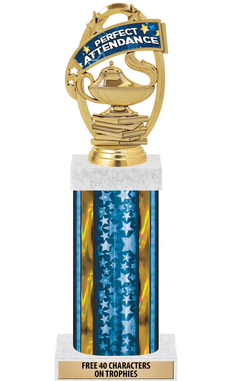 14"BLUE/GD-STARS-GD FIG/SQUARE