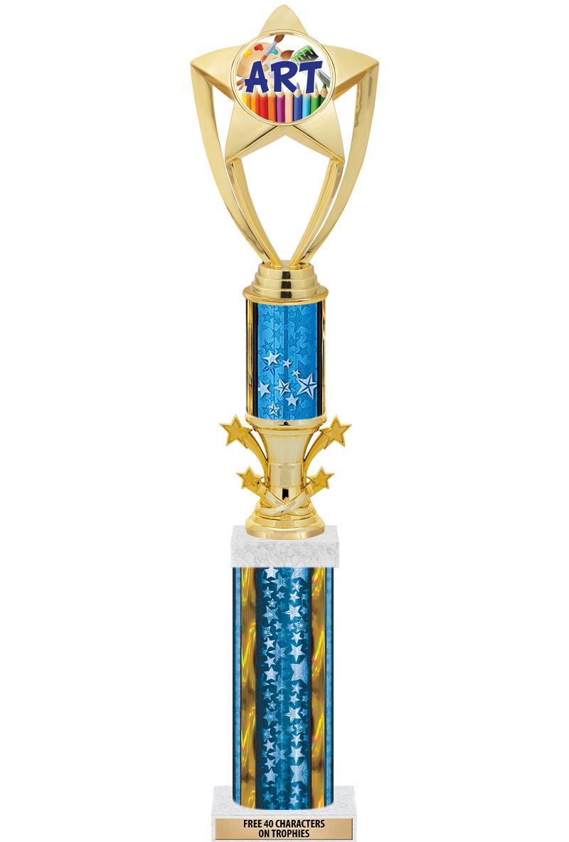 20"BLUE/G-STRS-STARBL DX ROCKT