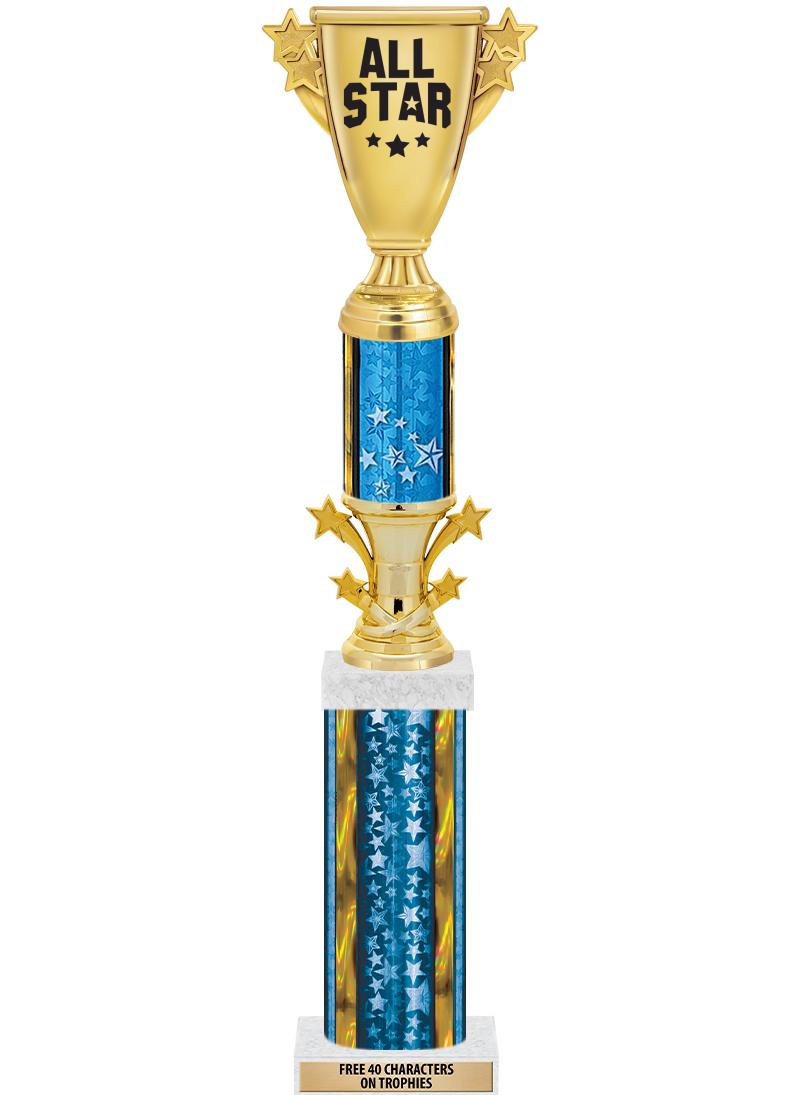 20"BLUE/G-STRS-STARBL DX ROCKT