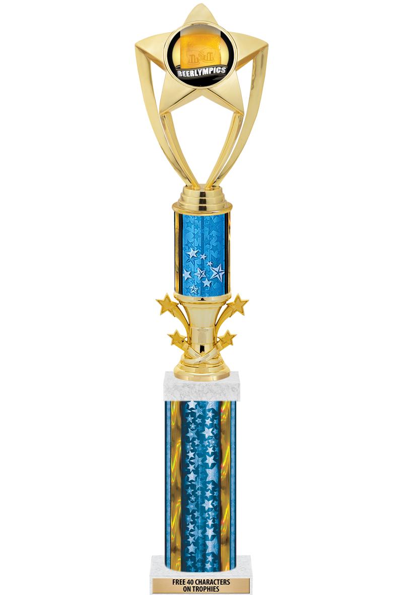 20"BLUE/G-STRS-STARBL DX ROCKT