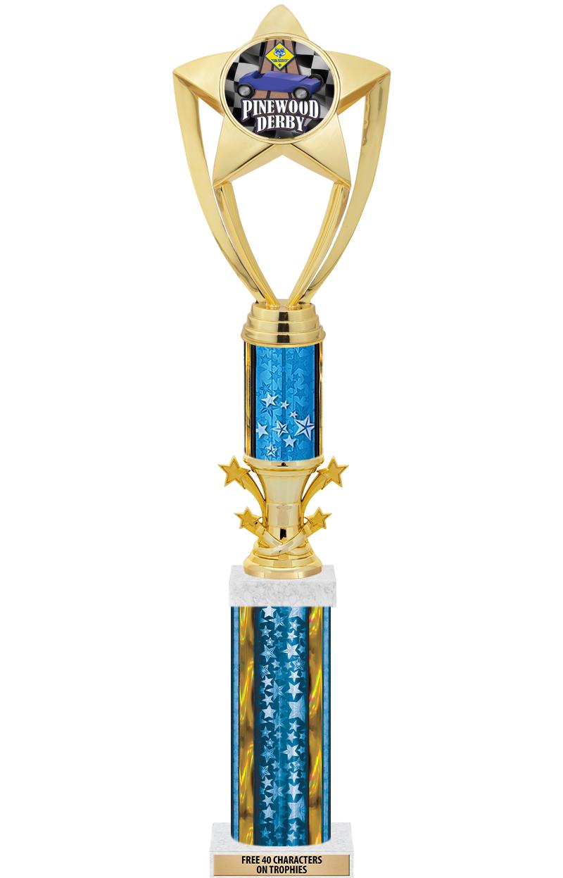 20"BLUE/G-STRS-STARBL DX ROCKT