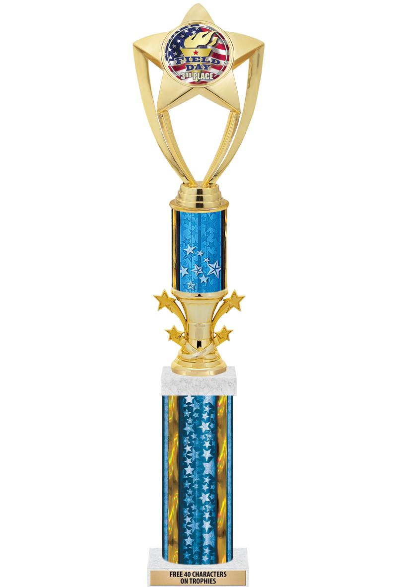 20"BLUE/G-STRS-STARBL DX ROCKT