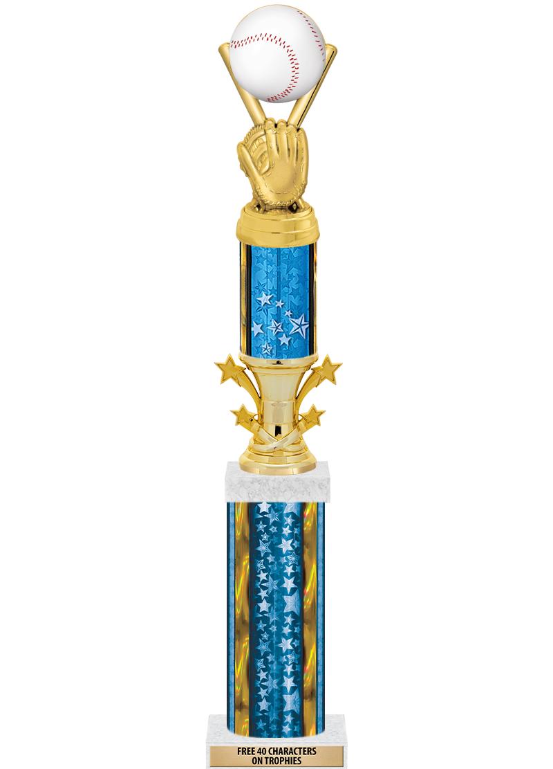 20"BLUE/G-STRS-STARBL DX ROCKT