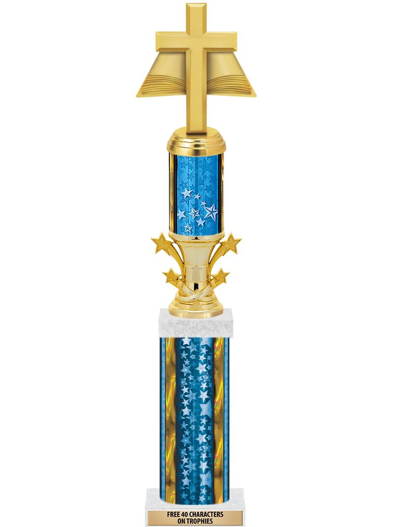 20"BLUE/G-STRS-STARBL DX ROCKT