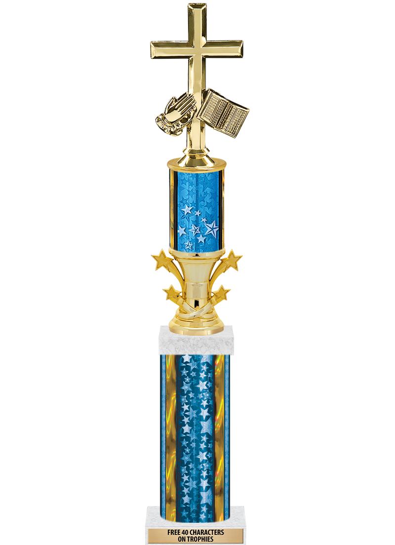 20"BLUE/G-STRS-STARBL DX ROCKT