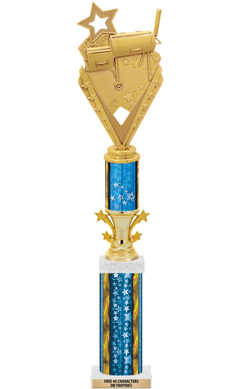 20"BLUE/G-STRS-STARBL DX ROCKT