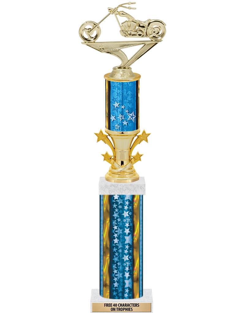 20"BLUE/G-STRS-STARBL DX ROCKT