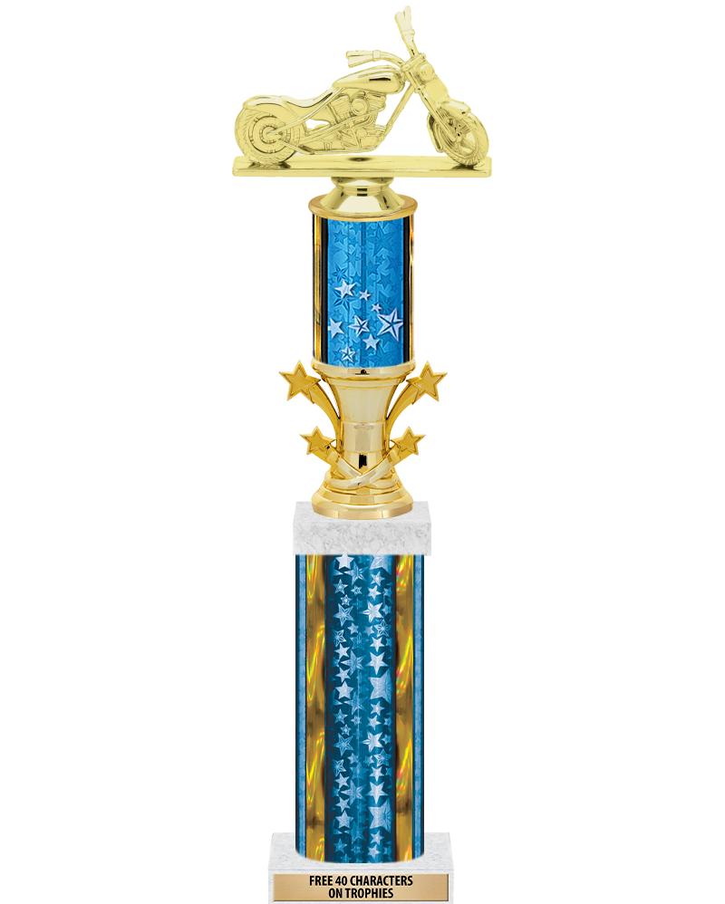 20"BLUE/G-STRS-STARBL DX ROCKT