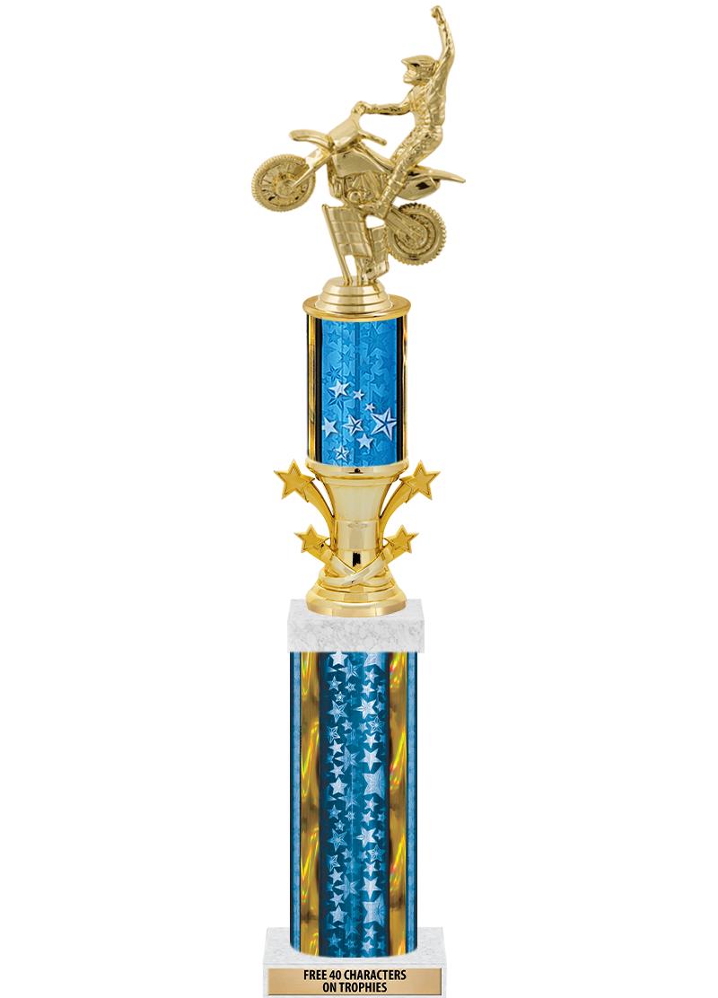 20"BLUE/G-STRS-STARBL DX ROCKT