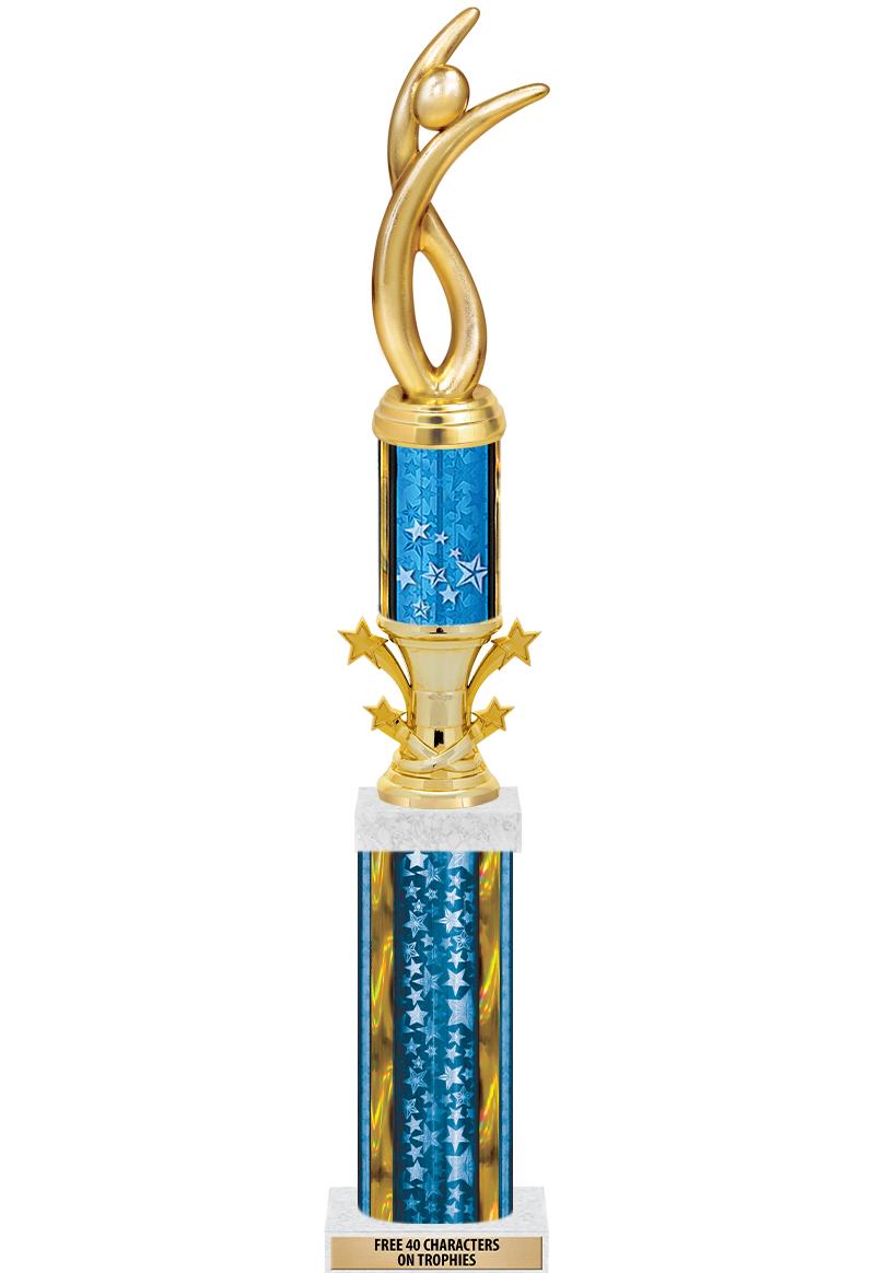 20"BLUE/G-STRS-STARBL DX ROCKT