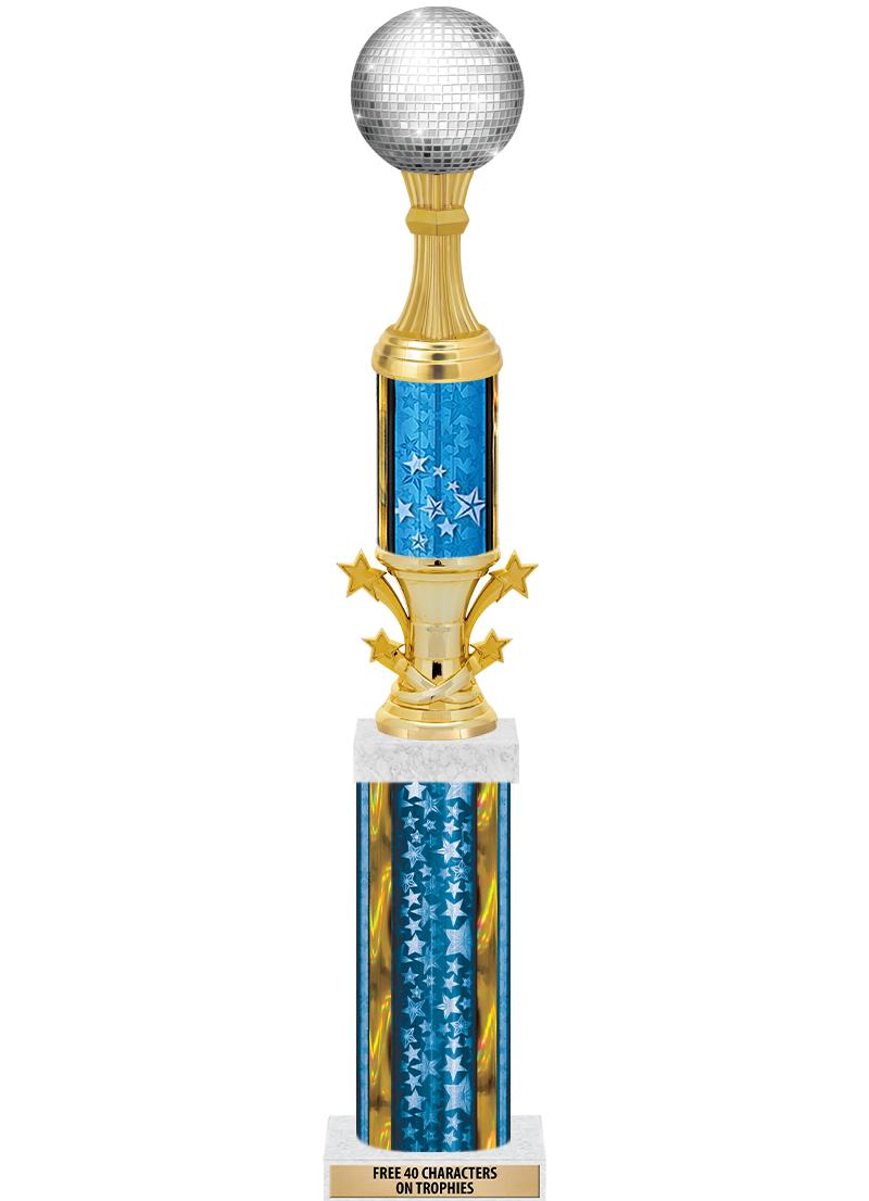 20"BLUE/G-STRS-STARBL DX ROCKT