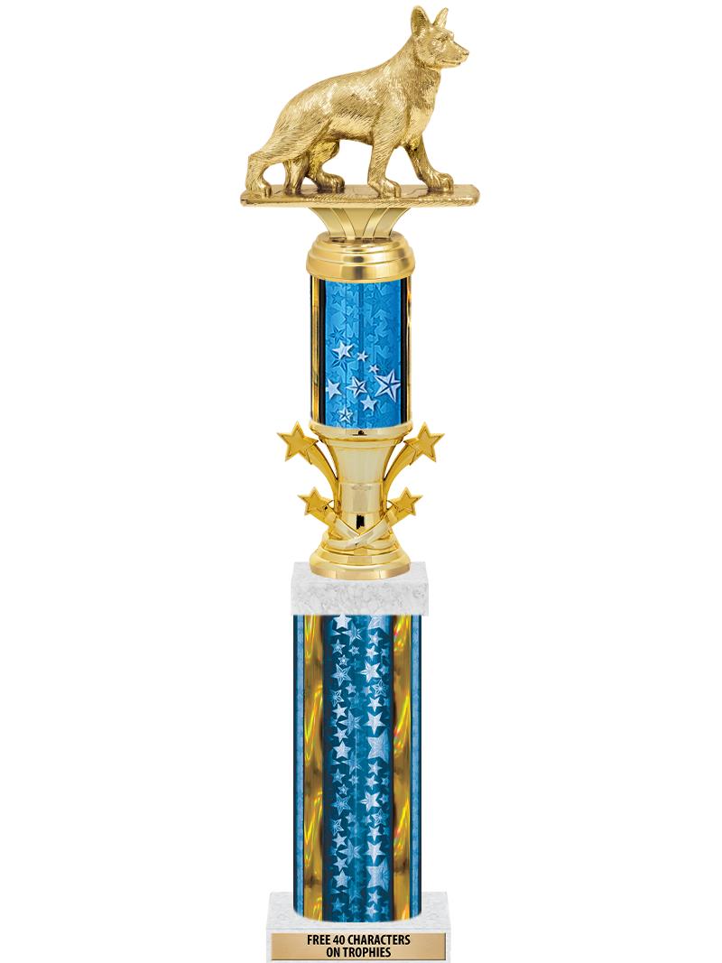 20"BLUE/G-STRS-STARBL DX ROCKT