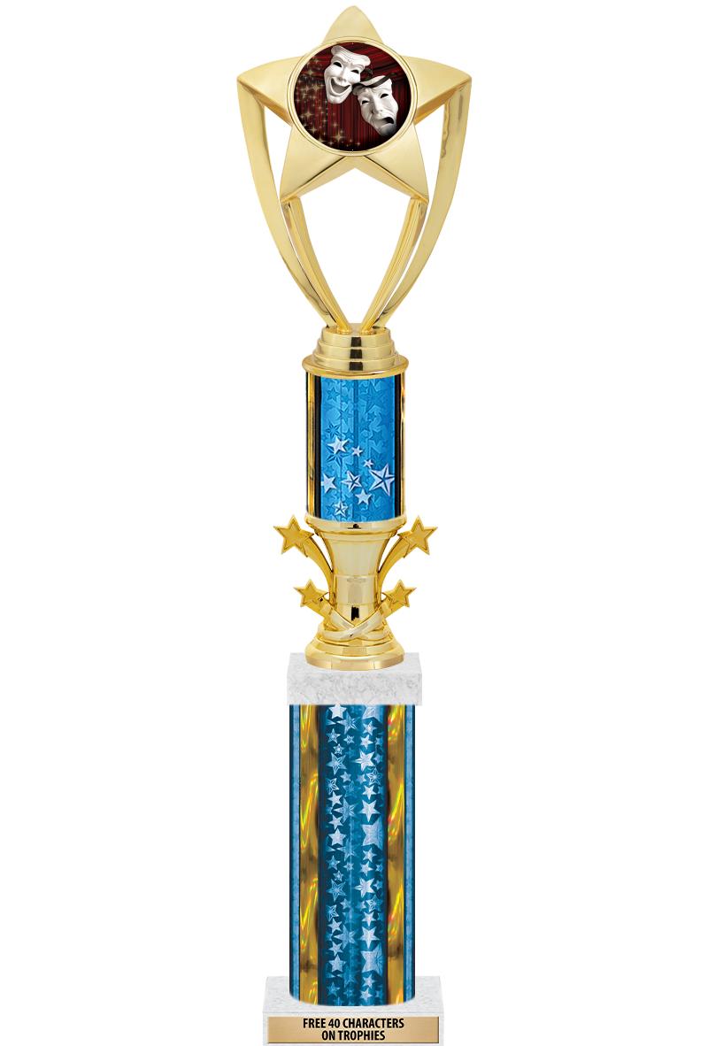 20"BLUE/G-STRS-STARBL DX ROCKT