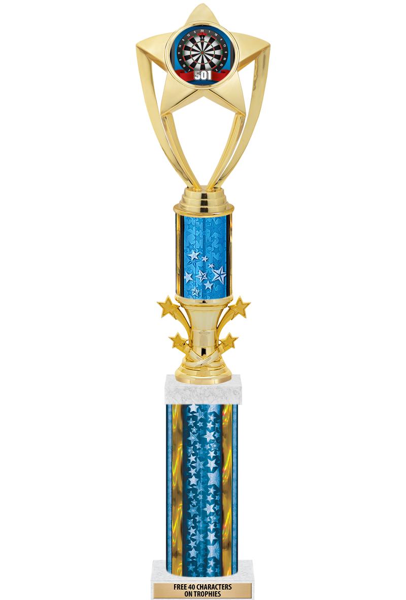 20"BLUE/G-STRS-STARBL DX ROCKT