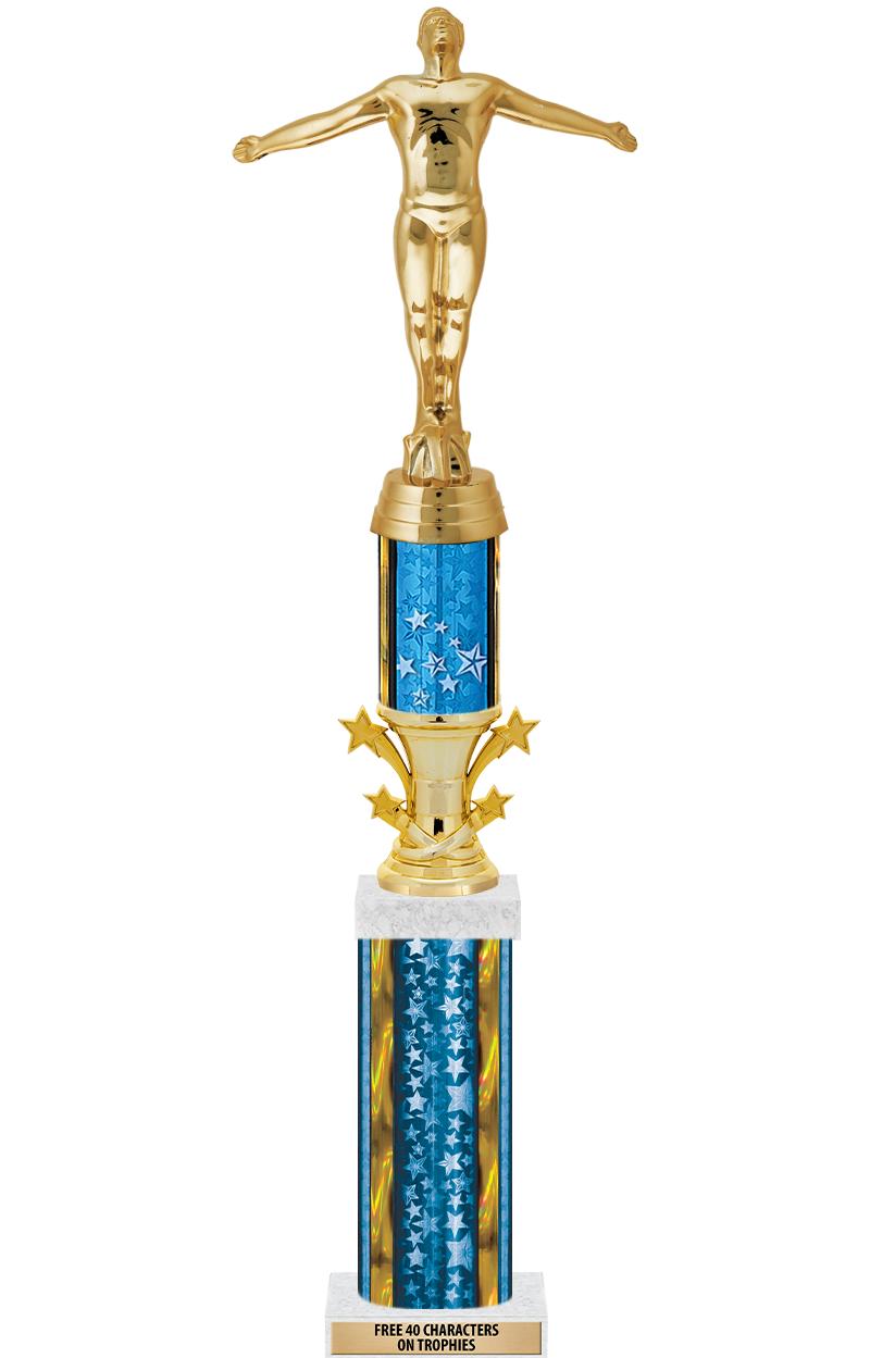 20"BLUE/G-STRS-STARBL DX ROCKT