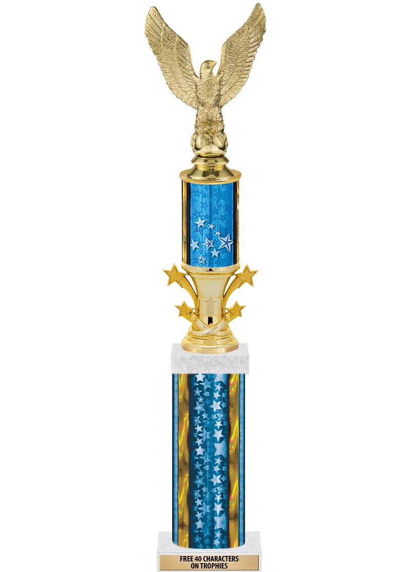 20"BLUE/G-STRS-STARBL DX ROCKT