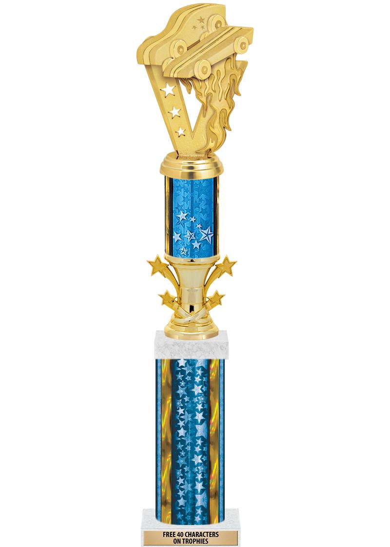 20"BLUE/G-STRS-STARBL DX ROCKT