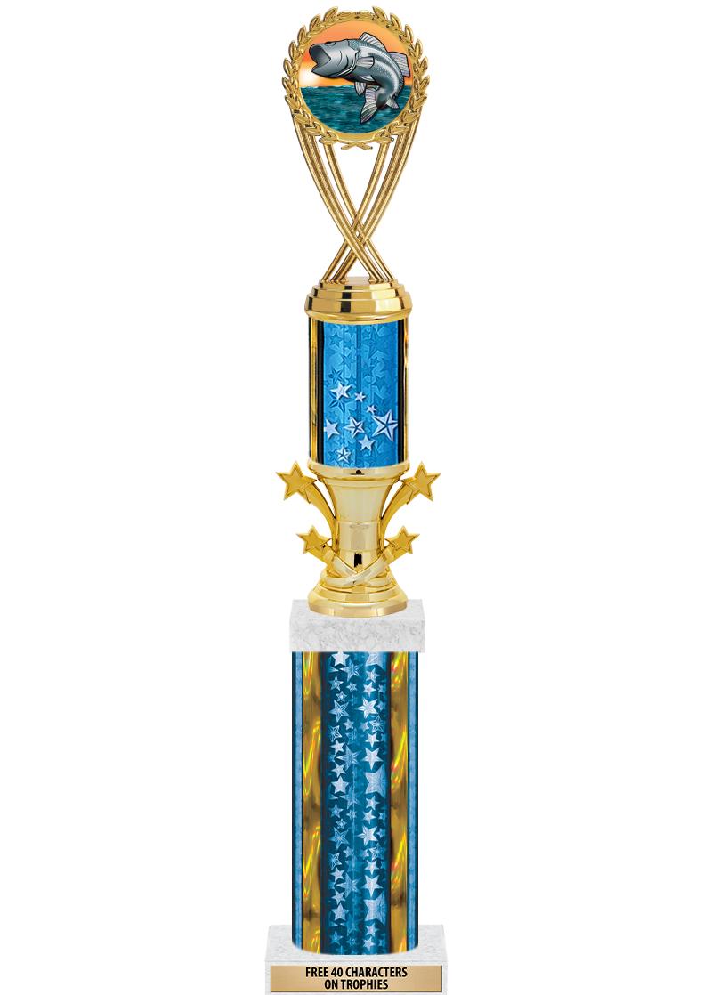 20"BLUE/G-STRS-STARBL DX ROCKT