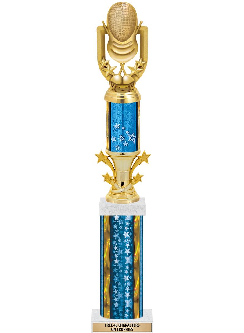 20"BLUE/G-STRS-STARBL DX ROCKT