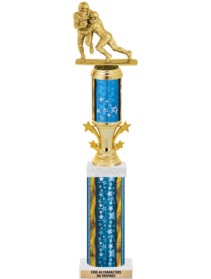 20"BLUE/G-STRS-STARBL DX ROCKT