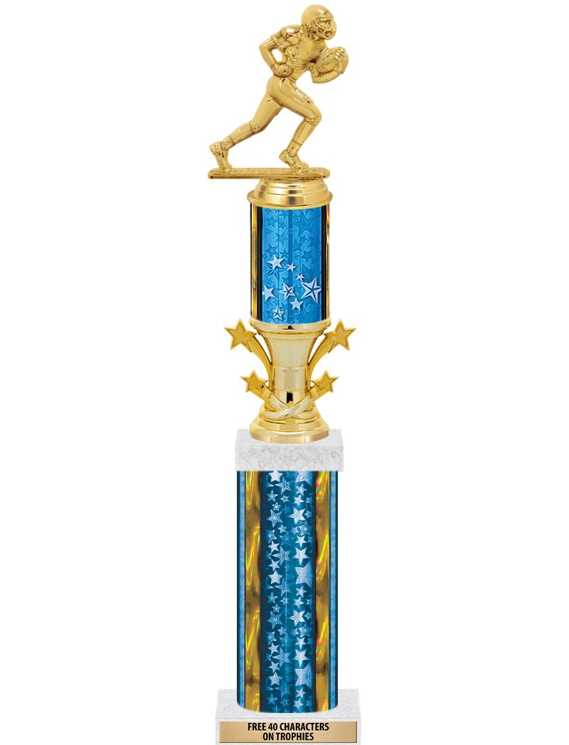 20"BLUE/G-STRS-STARBL DX ROCKT