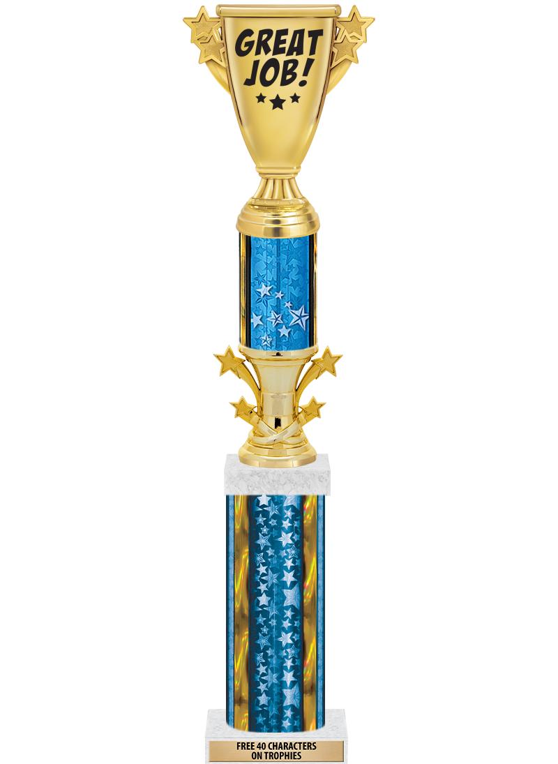 20"BLUE/G-STRS-STARBL DX ROCKT