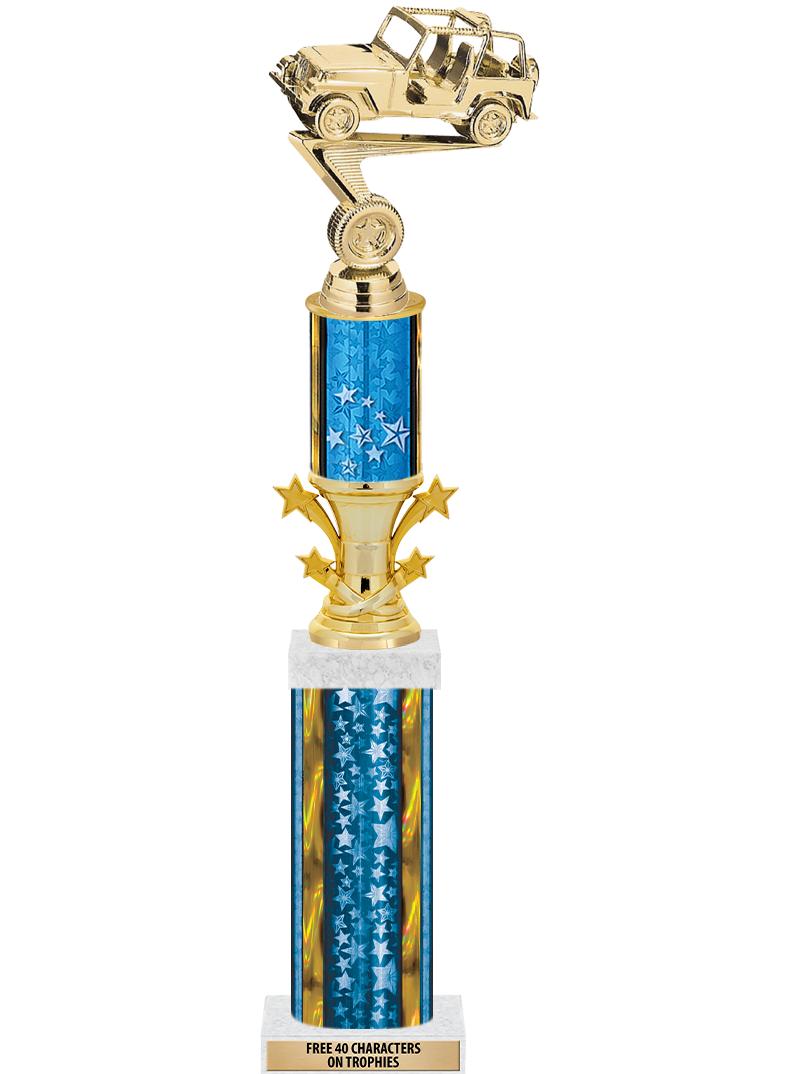 20"BLUE/G-STRS-STARBL DX ROCKT