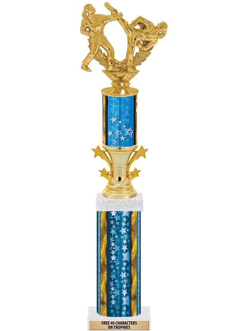 20"BLUE/G-STRS-STARBL DX ROCKT