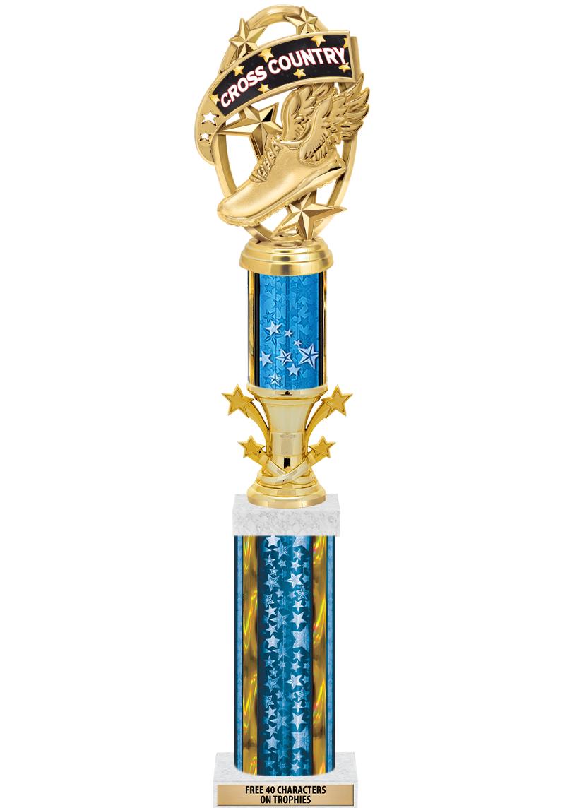 20"BLUE/G-STRS-STARBL DX ROCKT