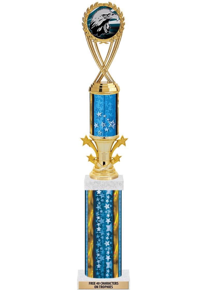 20"BLUE/G-STRS-STARBL DX ROCKT