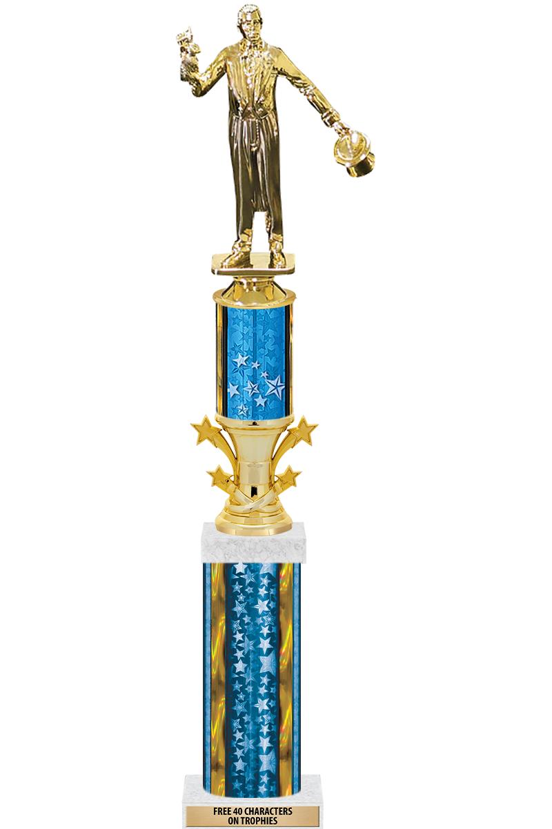 20"BLUE/G-STRS-STARBL DX ROCKT