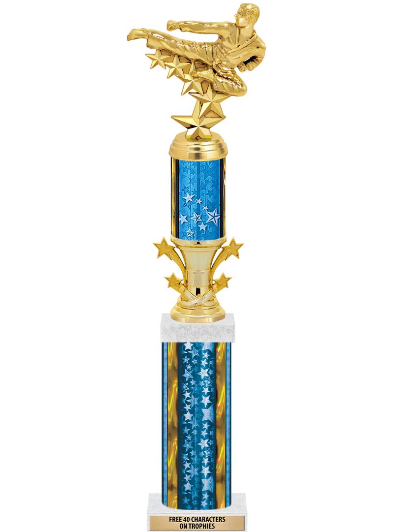 20"BLUE/G-STRS-STARBL DX ROCKT