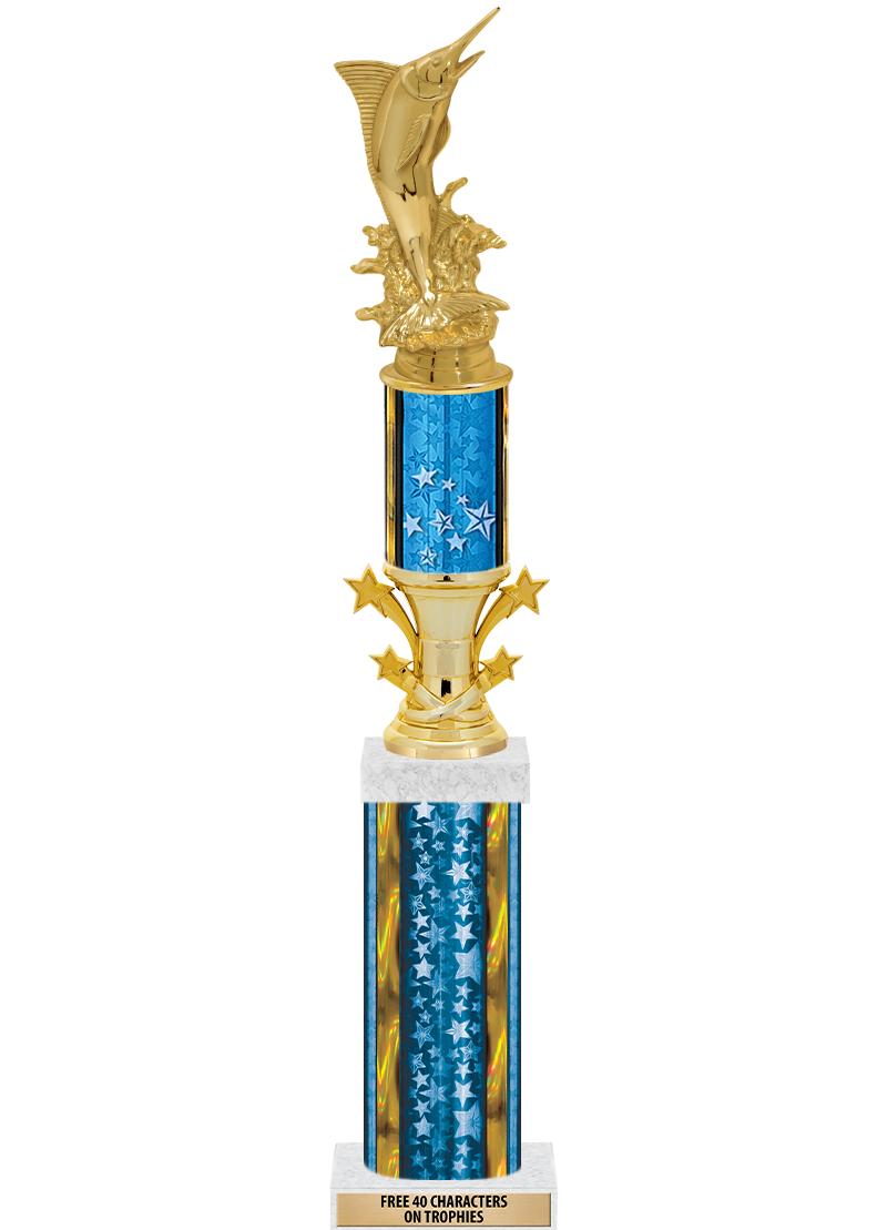 20"BLUE/G-STRS-STARBL DX ROCKT