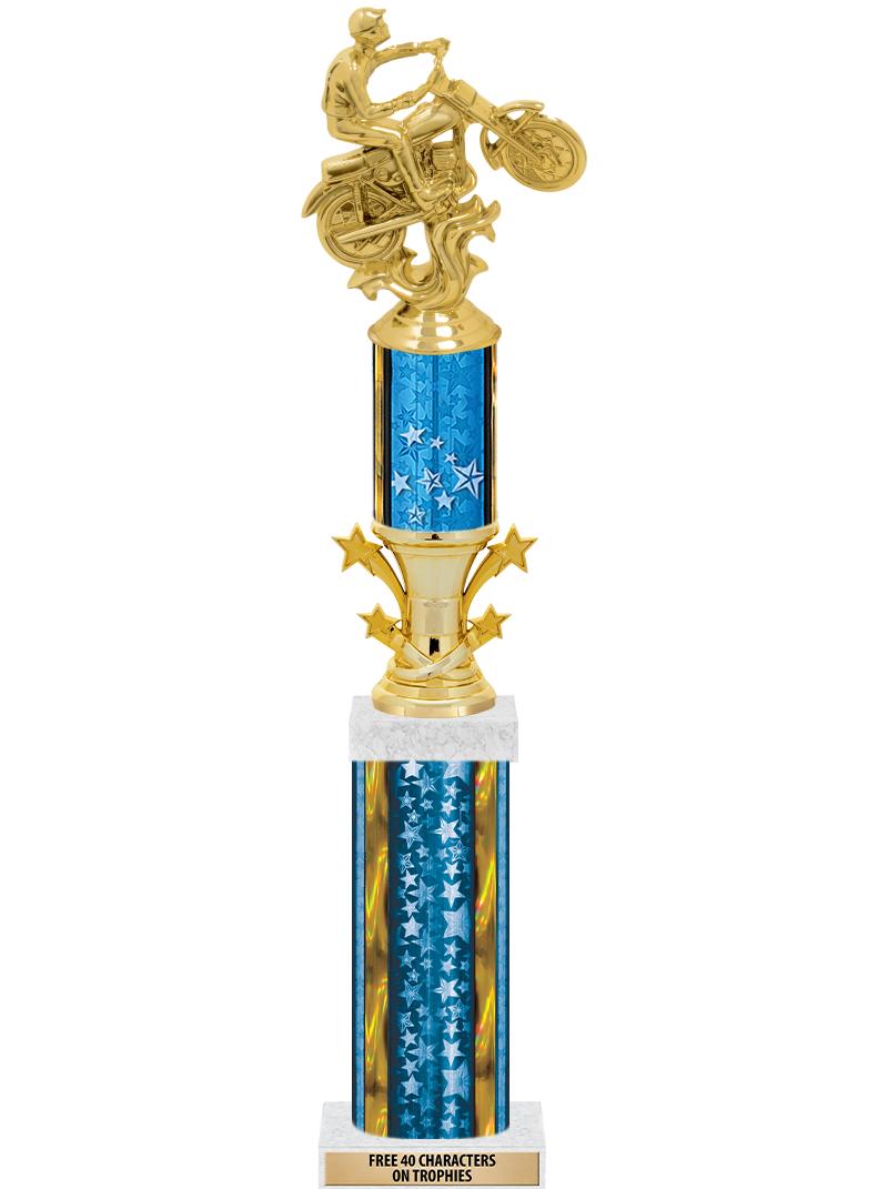 20"BLUE/G-STRS-STARBL DX ROCKT