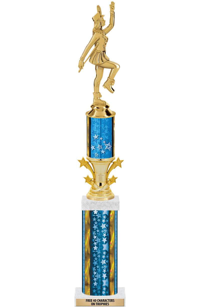 20"BLUE/G-STRS-STARBL DX ROCKT