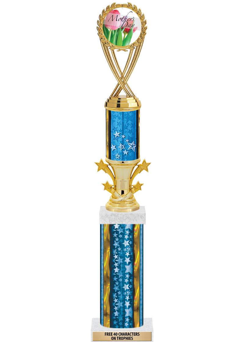 20"BLUE/G-STRS-STARBL DX ROCKT