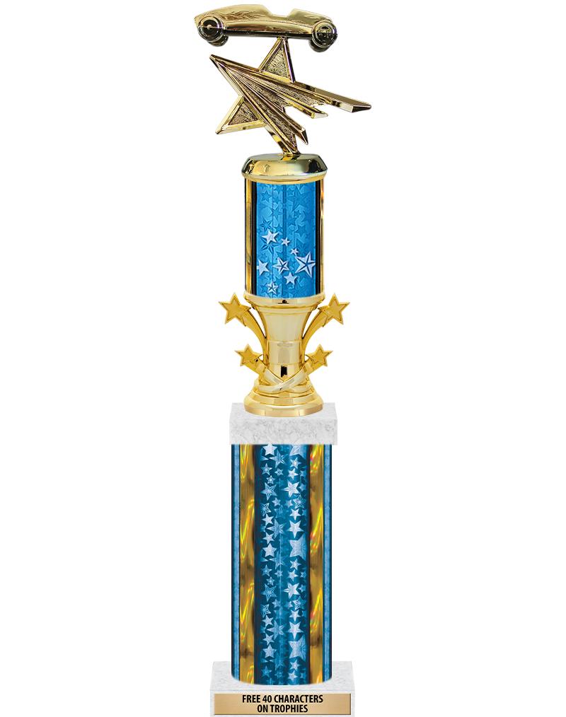 20"BLUE/G-STRS-STARBL DX ROCKT