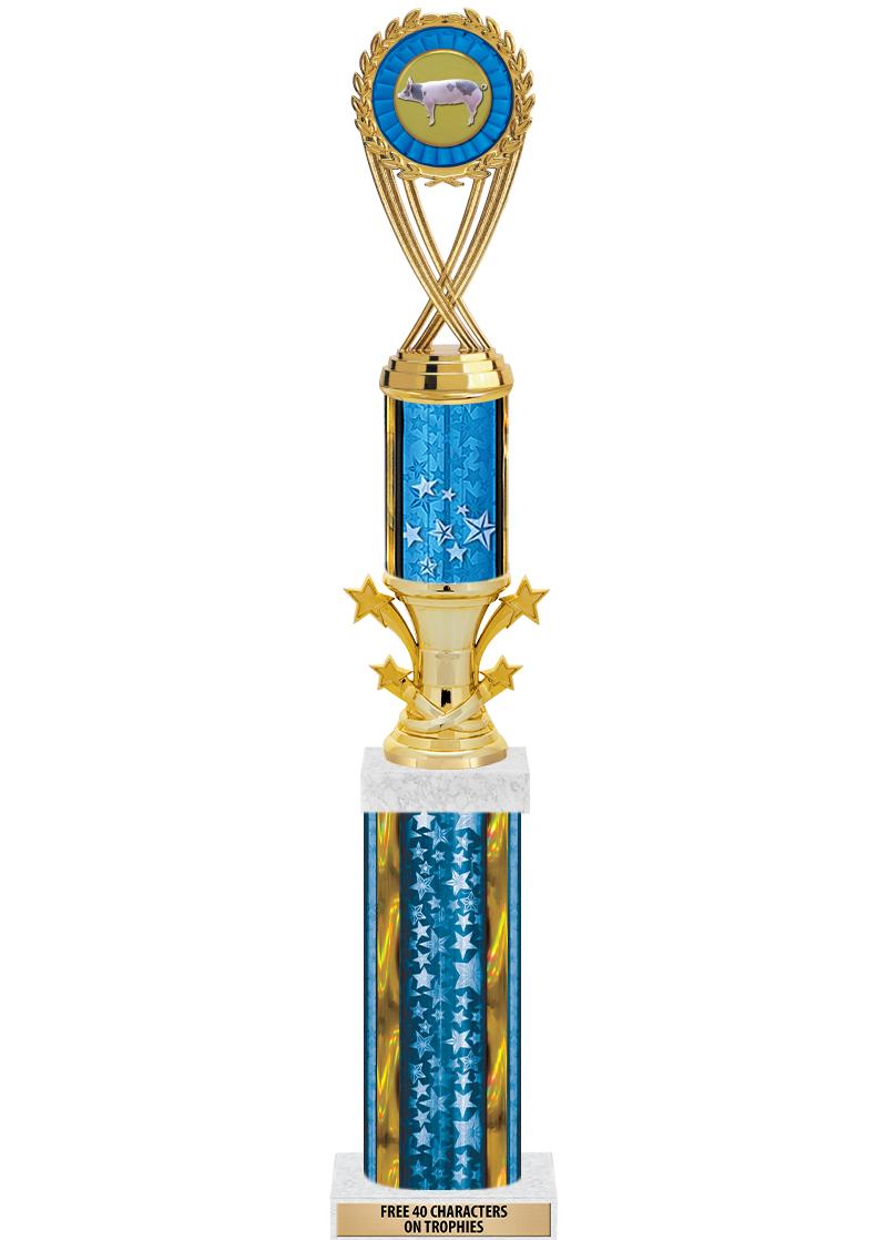 20"BLUE/G-STRS-STARBL DX ROCKT